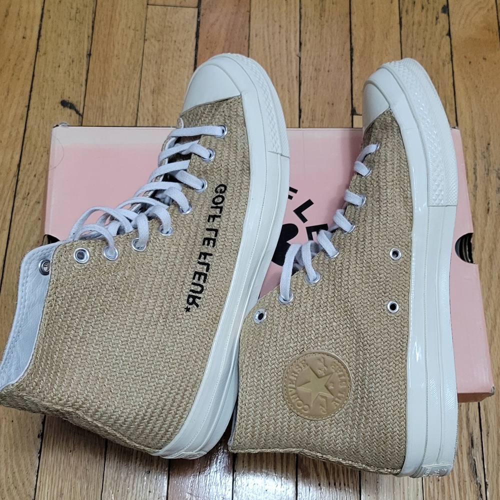 Converse Golf Le Fleur High Top Wheat US 10.5 - Picture 2 of 9